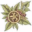 SPQR, With olive leaves  tattoo design idea