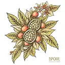 SPQR, With olive leaves  tattoo design idea