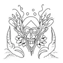 grief tattoo design idea