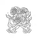 grief tattoo design idea