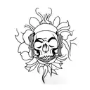grief tattoo design idea