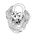 grief tattoo design idea