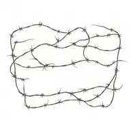 barbed wire under collar bone tattoo design idea