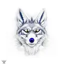 Jackal tattoo design idea