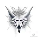 Jackal tattoo design idea