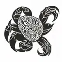 crab tattoo design idea