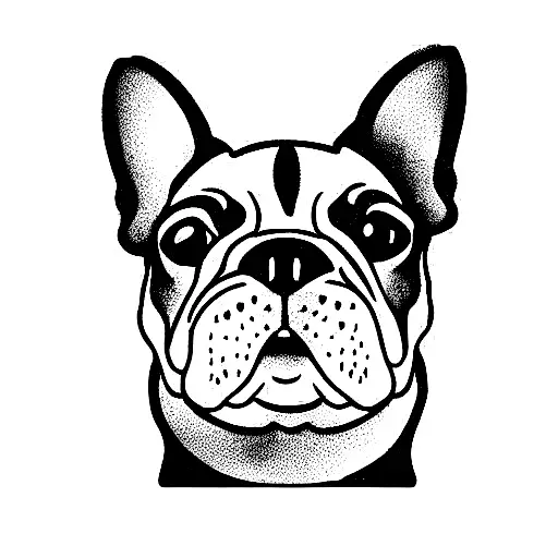 French bulldog alladin sane tattoo design idea