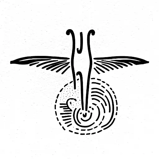 made in heaven tattoo design idea
