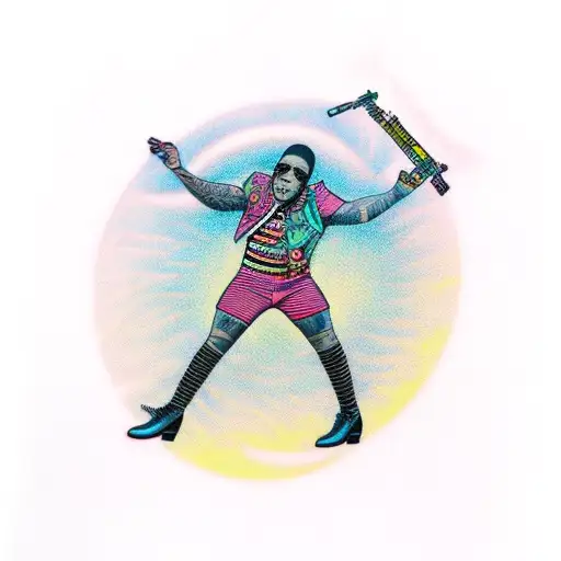 Living Colour Rock Band 1980s Corey Glover tattoo design idea