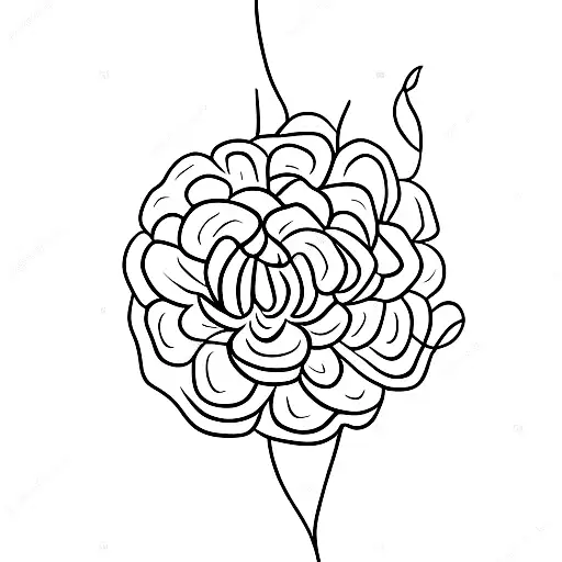 marigold, cornflower, wheat with leaves   tattoo design idea