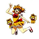 simba tattoo design idea