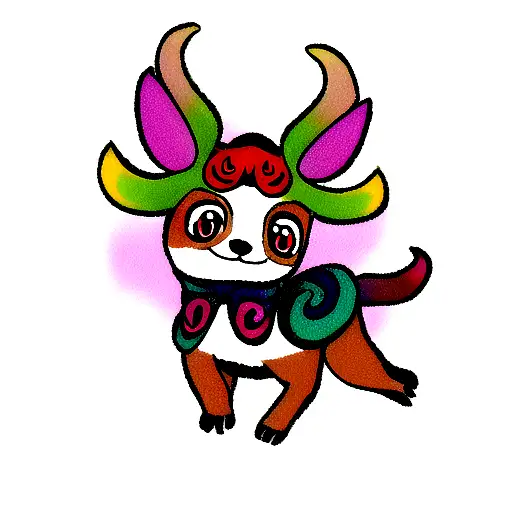 alebrije chihuahua  tattoo design idea
