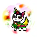 alebrije chihuahua  tattoo design idea