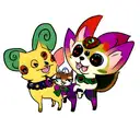 alebrije chihuahua  tattoo design idea