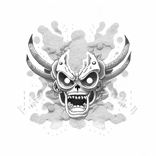 Kaido vs Luffy tattoo design idea