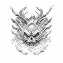 Kaido vs Luffy tattoo design idea