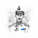 German Soldier, Afghanistan, Psyche tattoo design idea