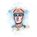 German Soldier, Afghanistan, Psyche tattoo design idea