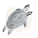 Turtle tattoo design idea