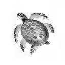 turtle  tattoo design idea