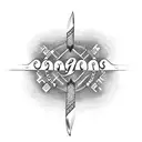 Sure! Here is a design featuring the phrase "Everything happens for a reason" incorporated into an infinity feather tatt tattoo design idea