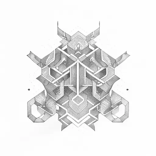 trading patterns tattoo design idea