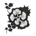 Ginko and SUMINAGASHI tattoo design idea