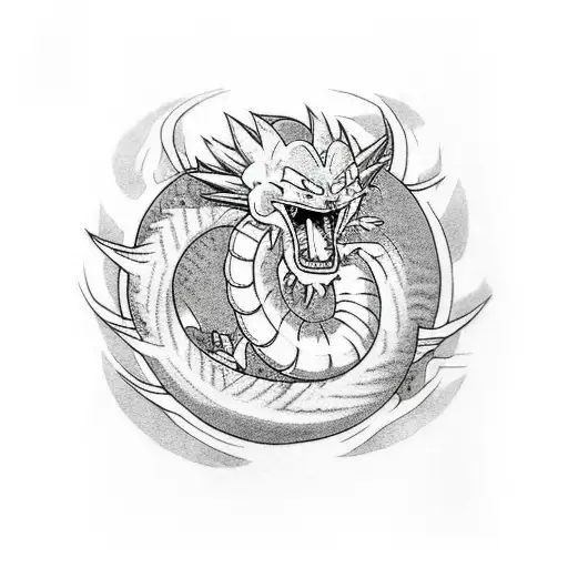 dragon ball tattoo design idea