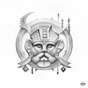 Sumerian cuneiform script tattoo design idea
