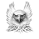 eagle with a jeep, smiley face, chevy truck, fish, and smiley face tattoo design idea