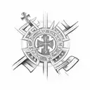 St Thomas Cross  tattoo design idea