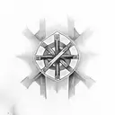 St Thomas Cross  tattoo design idea