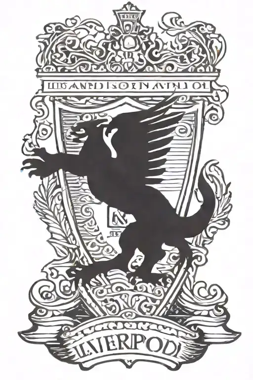 Liverpool FC back tattoo tattoo design idea