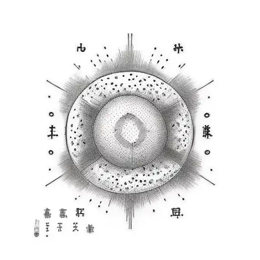 simple sunny side-up egg tattoo design idea