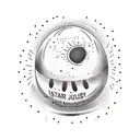 simple sunny side-up egg tattoo design idea