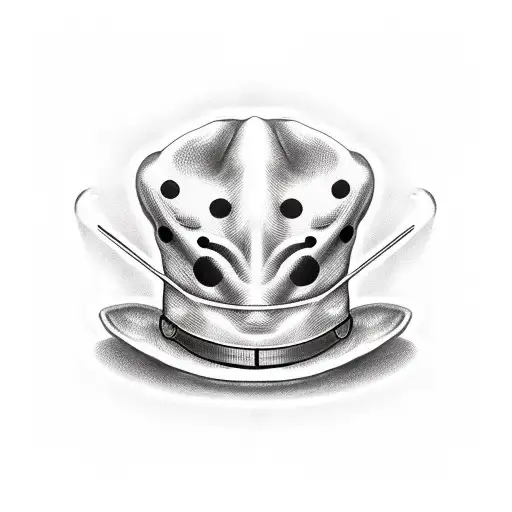 Frog smoking pipe wearing hat tattoo design idea