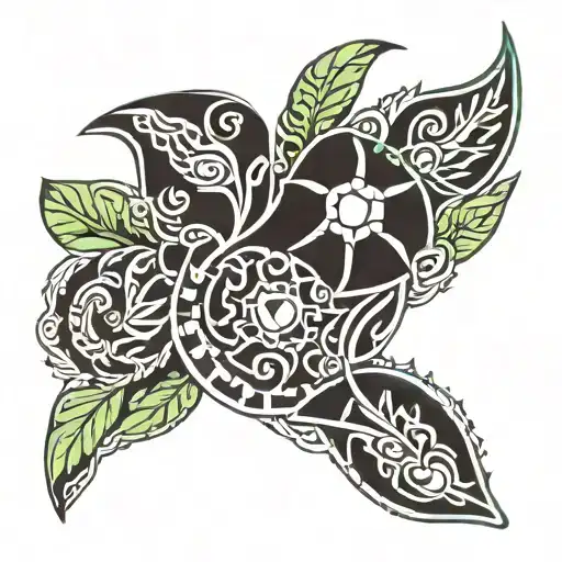 Polynesian chest design for women   tattoo design idea