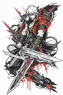 The Rebellion sword from Devil May Cry tattoo design idea
