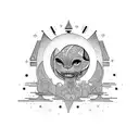 It's much less picturesque without her catching the light The horizon tries but it's just not as kind on the eyes tattoo design idea