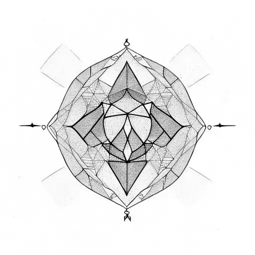 omega tattoo design idea