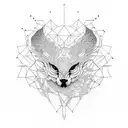 omega tattoo design idea