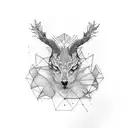 omega tattoo design idea