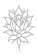 sun rays wave pattern breathe unalienable spiral lotus tattoo design idea