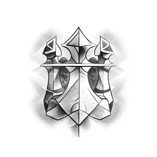 Broken Rook chess piece tattoo design idea