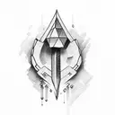 Broken Rook chess piece tattoo design idea