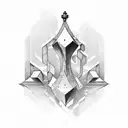 Broken Rook chess piece tattoo design idea