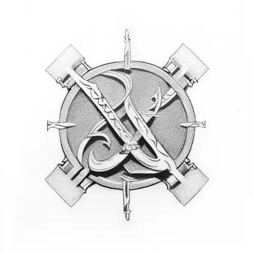 Roman numerals for November 18th 2019 as a small vertical tattoo in the Celtic  Viking style  tattoo design idea