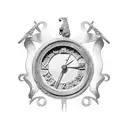Roman numerals for November 18th 2019 as a small vertical tattoo in the Celtic  Viking style  tattoo design idea