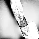 Cause there were pages turned with the bridges burned Everything you lose is a step you take tattoo design idea