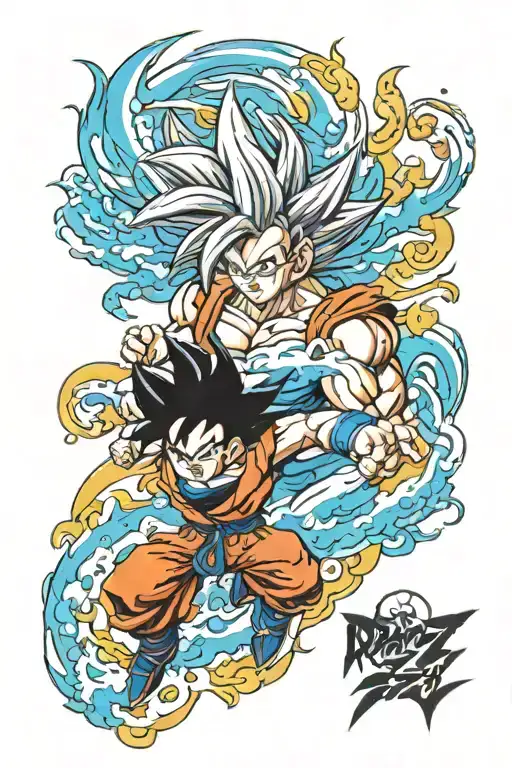 Dragon Ball Z tattoo design idea